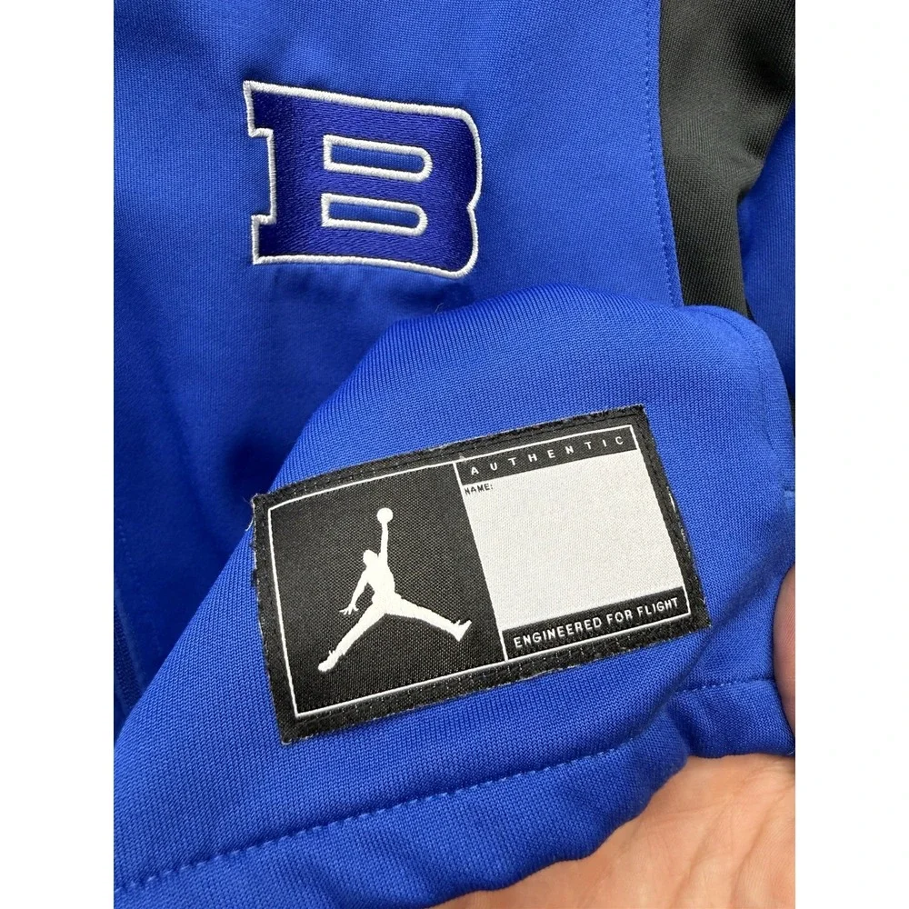 Nike Air Jordan Flight Knit Track Jacket Men XL Blue Boise State Broncos Warmup
